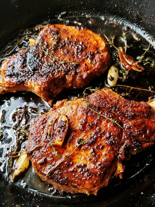 Apple Pie Spiced Pork Chops