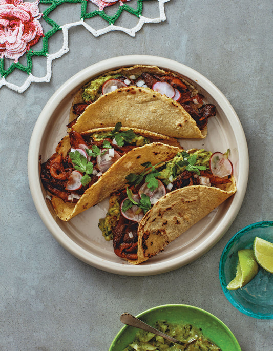 Andrea Aliseda's Seared Oyster Mushroom Tacos