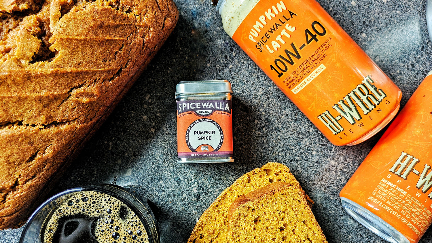 Spicewalla x Hi-Wire Brewing Pumpkin Spice Bread