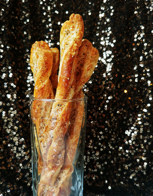 Cacio e Pepe Cheese Straws