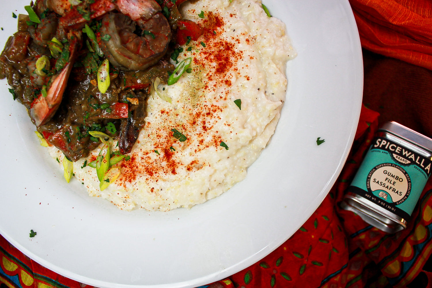 Gumbo Filé Shrimp and Grits