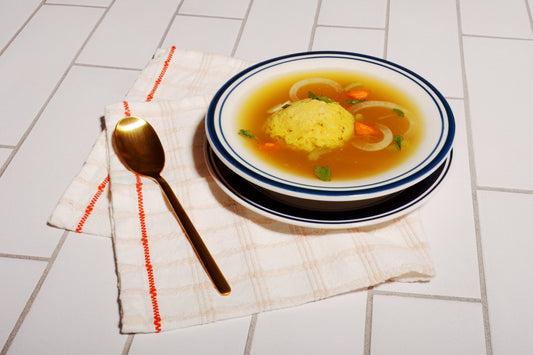 Not Your Bubbe's Matzo Ball Soup