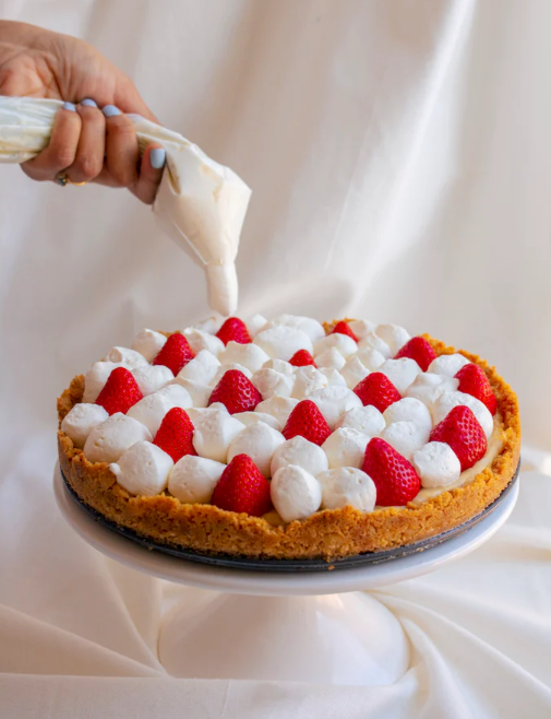 Strawberry Pink Peppercorn Tart