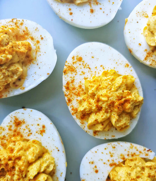 Tandoori Masala Deviled Eggs