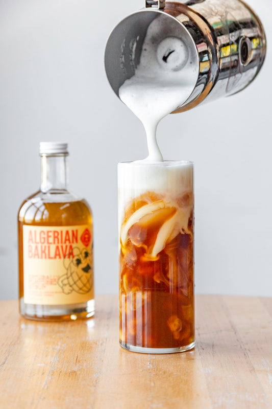 Transcendence Coffee Baklava Cold Brew with Salted Cold Foam
