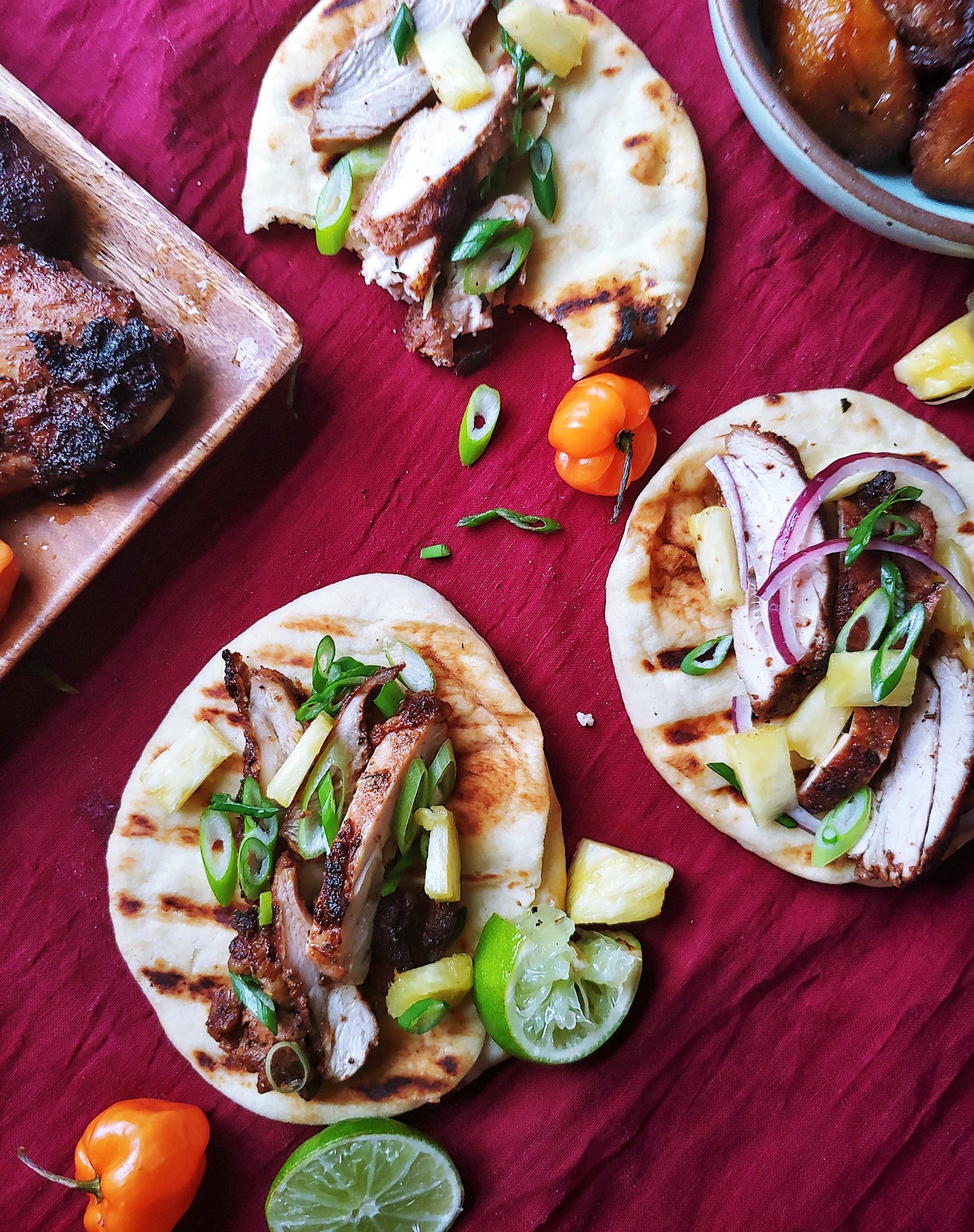 Jerk Chicken Flatbread