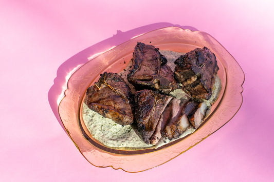 Grilled Modena Balsamic Lamb Shoulder Chops