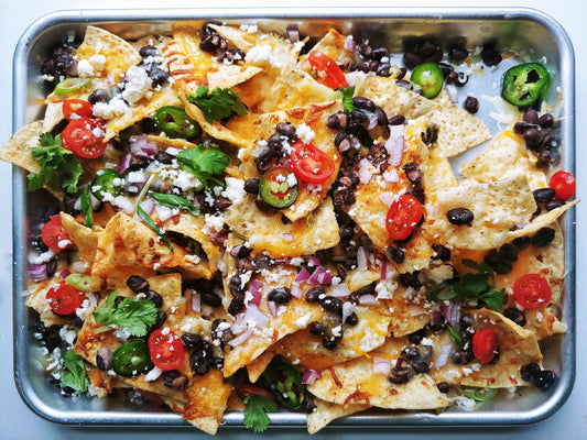Chilli Lime Sheet Pan Nachos