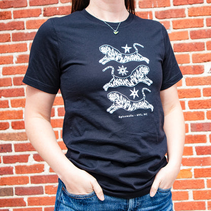 Spicewalla Tiger T-Shirt in Black