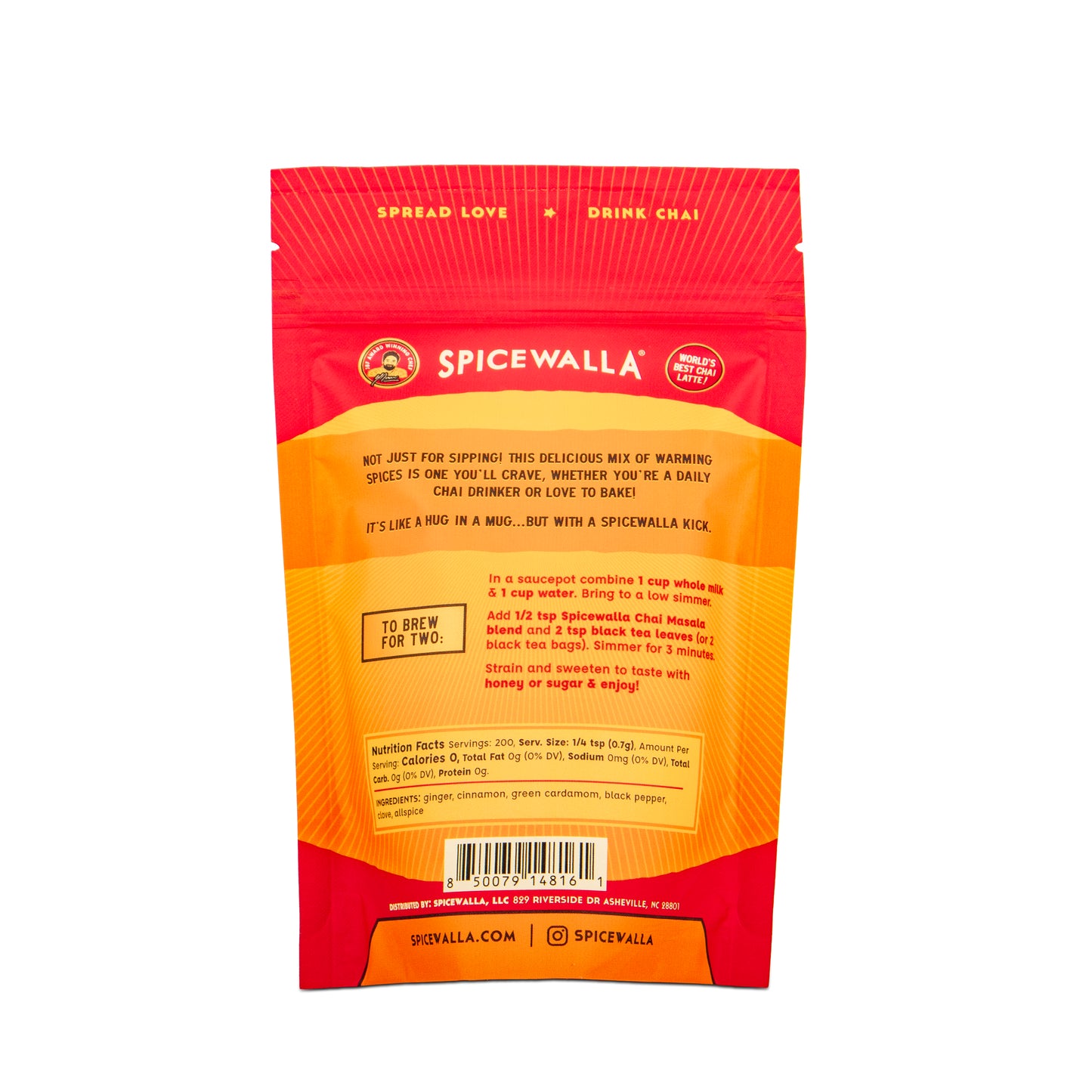 Spicewalla spice mix package on a white background