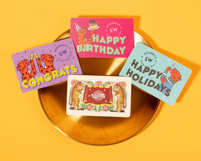Happy Holidays Gift Card - Physical
