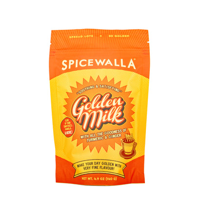Spicewalla Golden Milk package on a white background