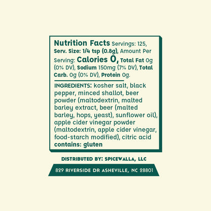 Ingredient list