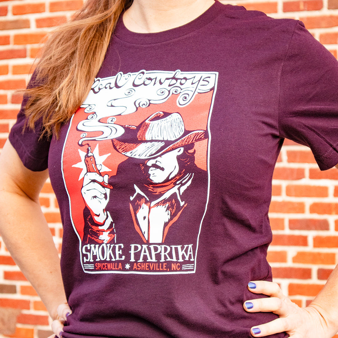 Spicewalla T-shirt in Burgundy